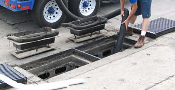 parking lot catch basin cleaning